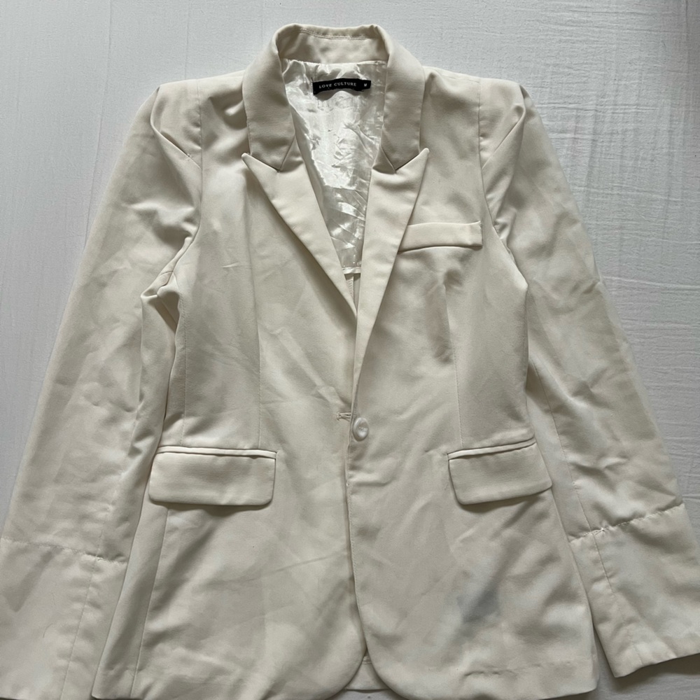 White Love Culture Blazer